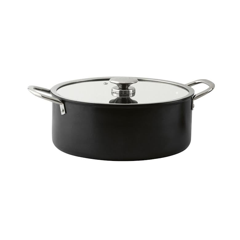 Leydi Mia Derin 28cm Deep Casserole Black