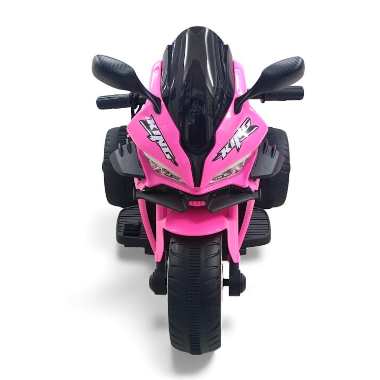 Kids Ride On Motorbike Black & Pink