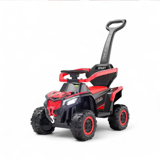 Monster Truck Kids Ride On & Push Toy Red