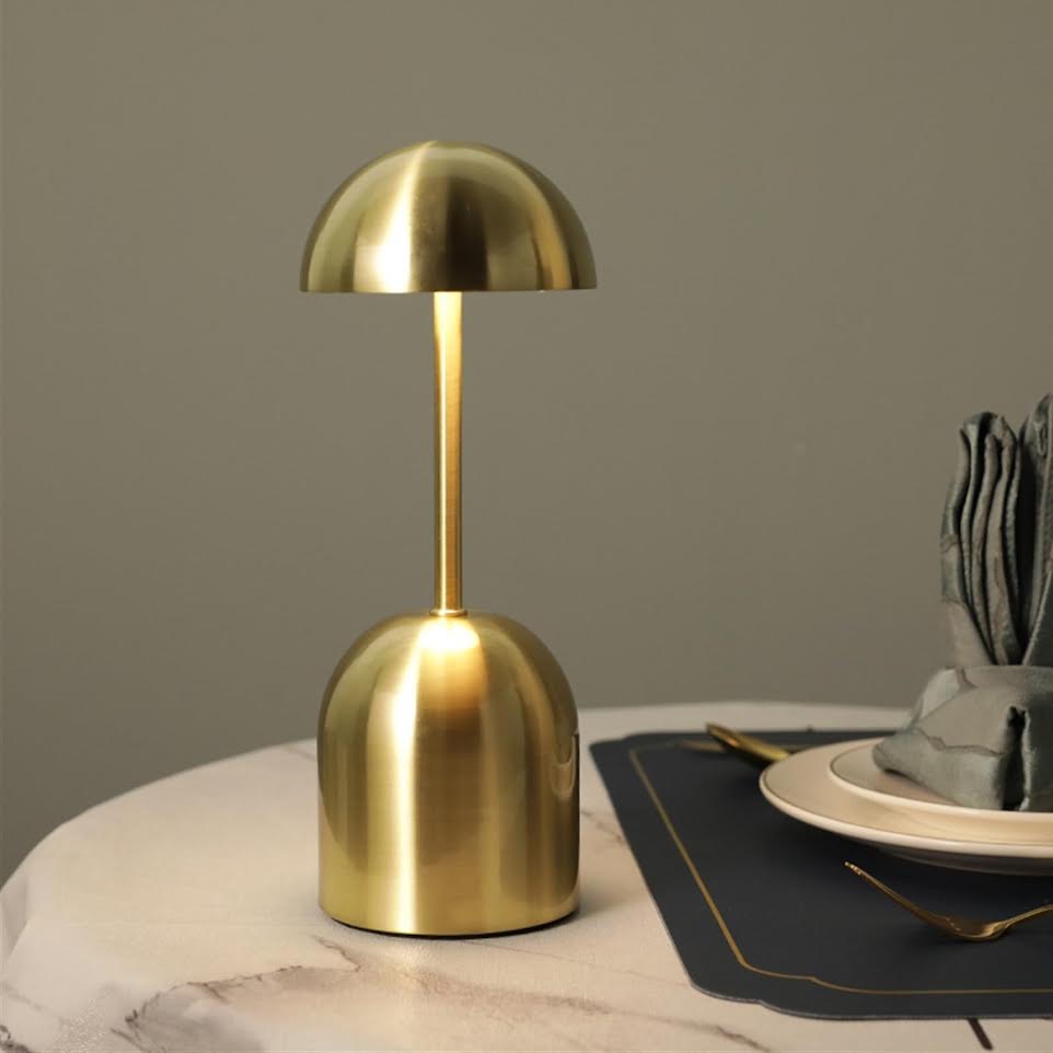 Urban Decor 28.5cm LED Mini Lamp Gold