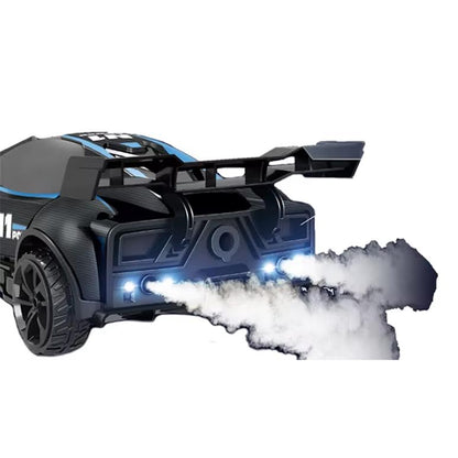 RC Fog Stream Stunt Car Black & Blue