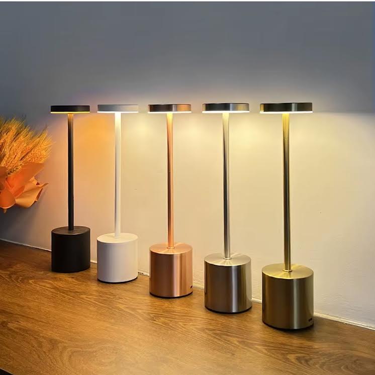 Urban Decor Table Lamp Silver