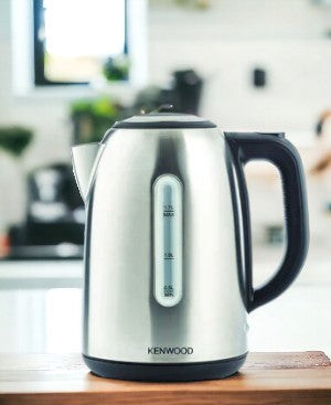 Kenwood Stainless Steel 1.7L Cordless Kettle – Silver & Black