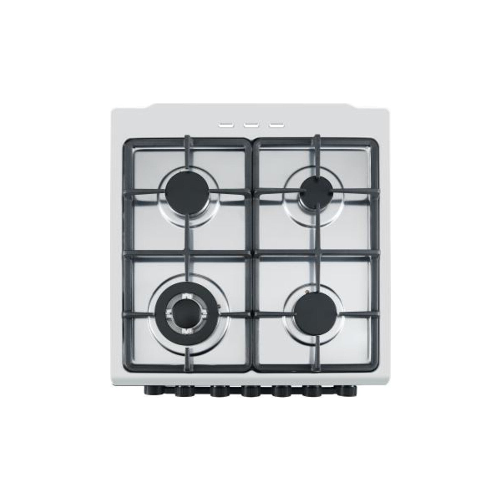King KGP6060BFFD hob with 4 gas burners plus wok burner and cast iron grids
