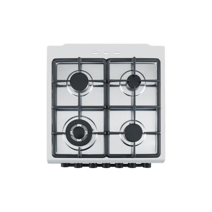 King KGP6060BFFD hob with 4 gas burners plus wok burner and cast iron grids