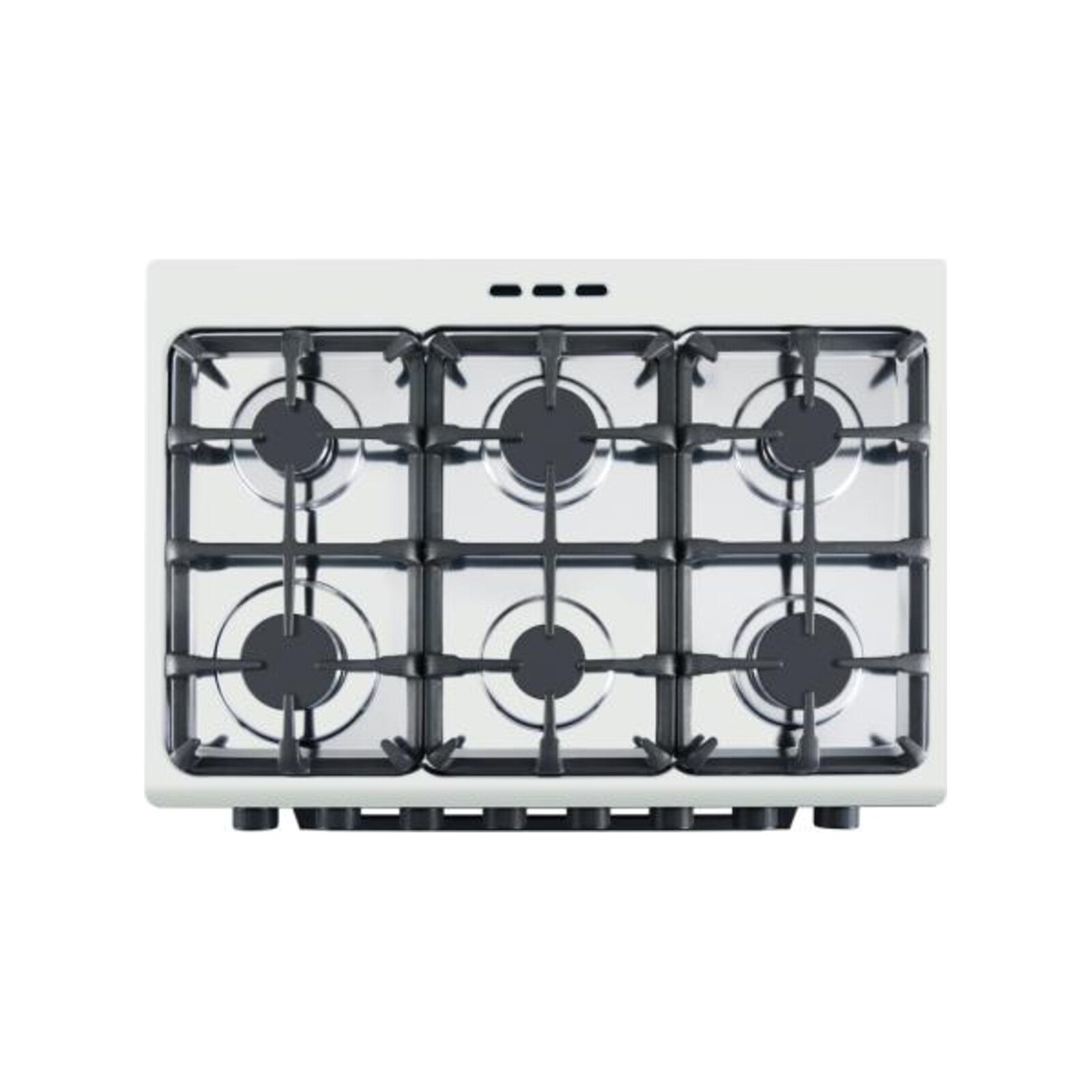 King KGP760B 76cm hob with 6 gas burners and cast iron grids