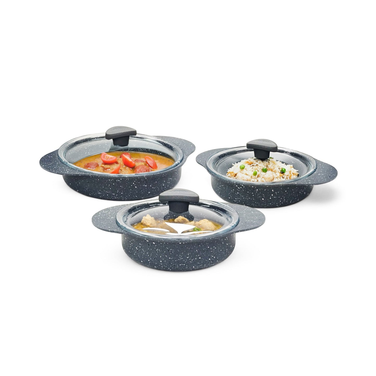 6 Piece Egg Pan Set Grey