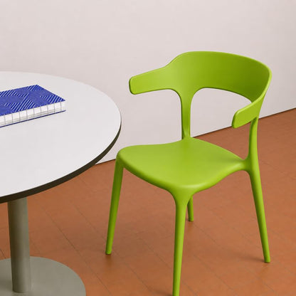 Modern Accent Chair with Armrests - Green