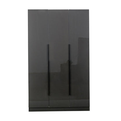 MW3G 3 Door High Gloss Wardrobe Champage