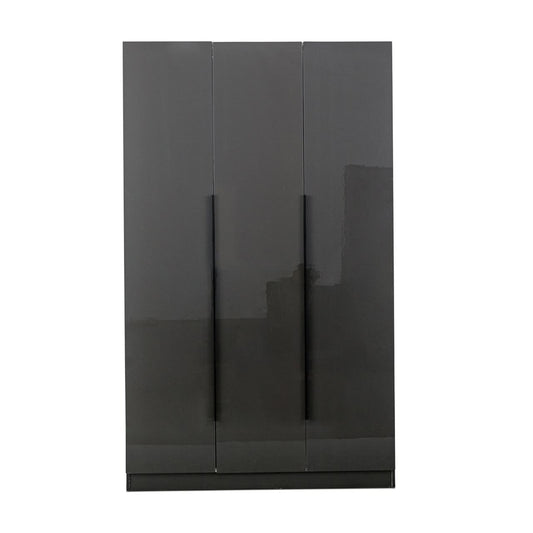 MW3G 3 Door High Gloss Wardrobe Champage