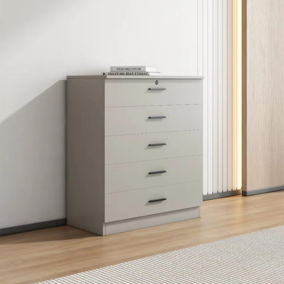 MW5DG High Gloss 5 Drawer Chest Of Drawers – Bawas Furnishers