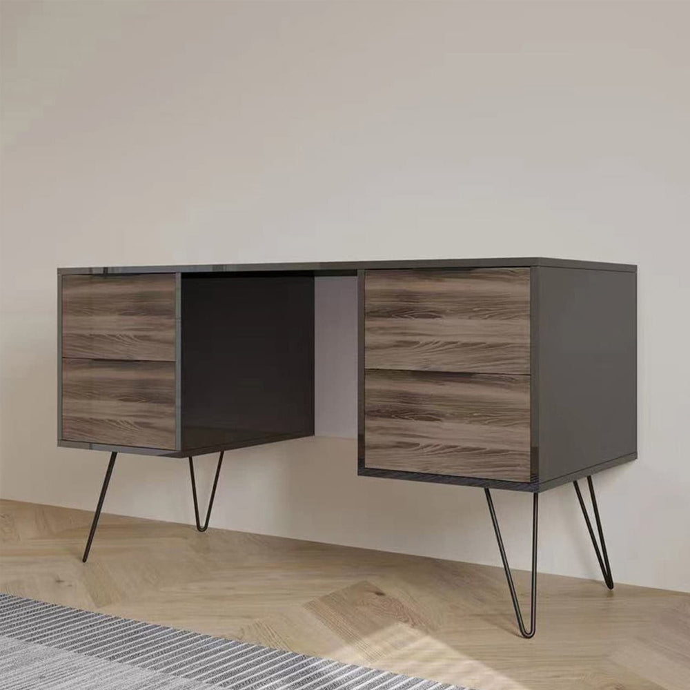 Modern Office Desk With Metal Legs MW615