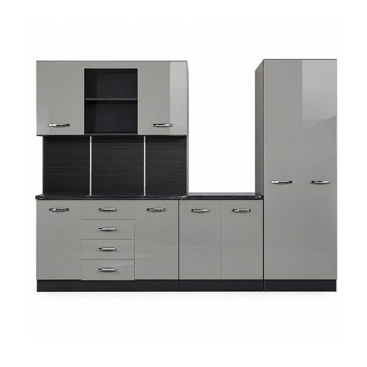 MW8686D 3 Piece Kitchen Scheme – Dark Grey + Light Grey