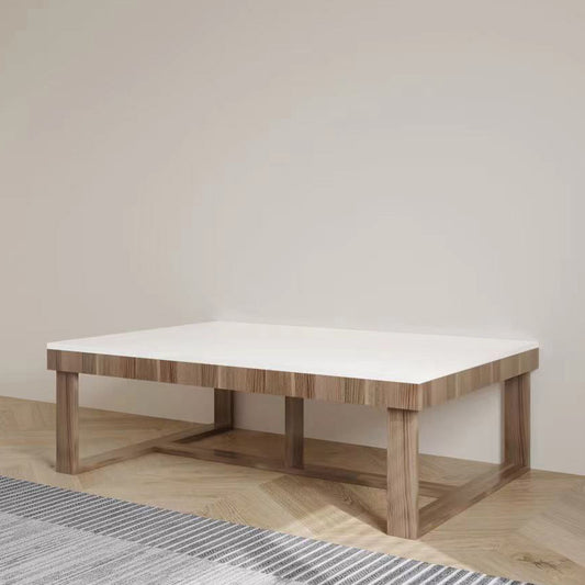 MW980 Contemporary Oak + White Coffee Table