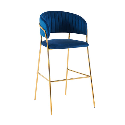 Gold Frame Bar Chair – Available In 4 Colours MWBCG03B