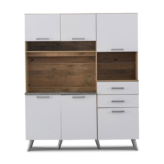 Kitchen Dresser – UK Oak + Snow White MWBR760B