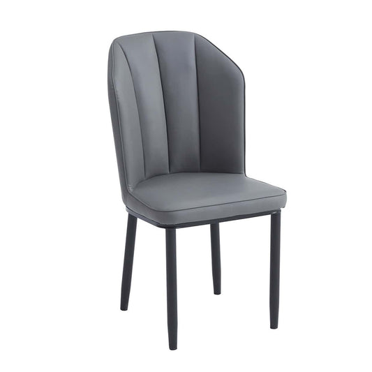 Modern Dark Grey Dining Chair