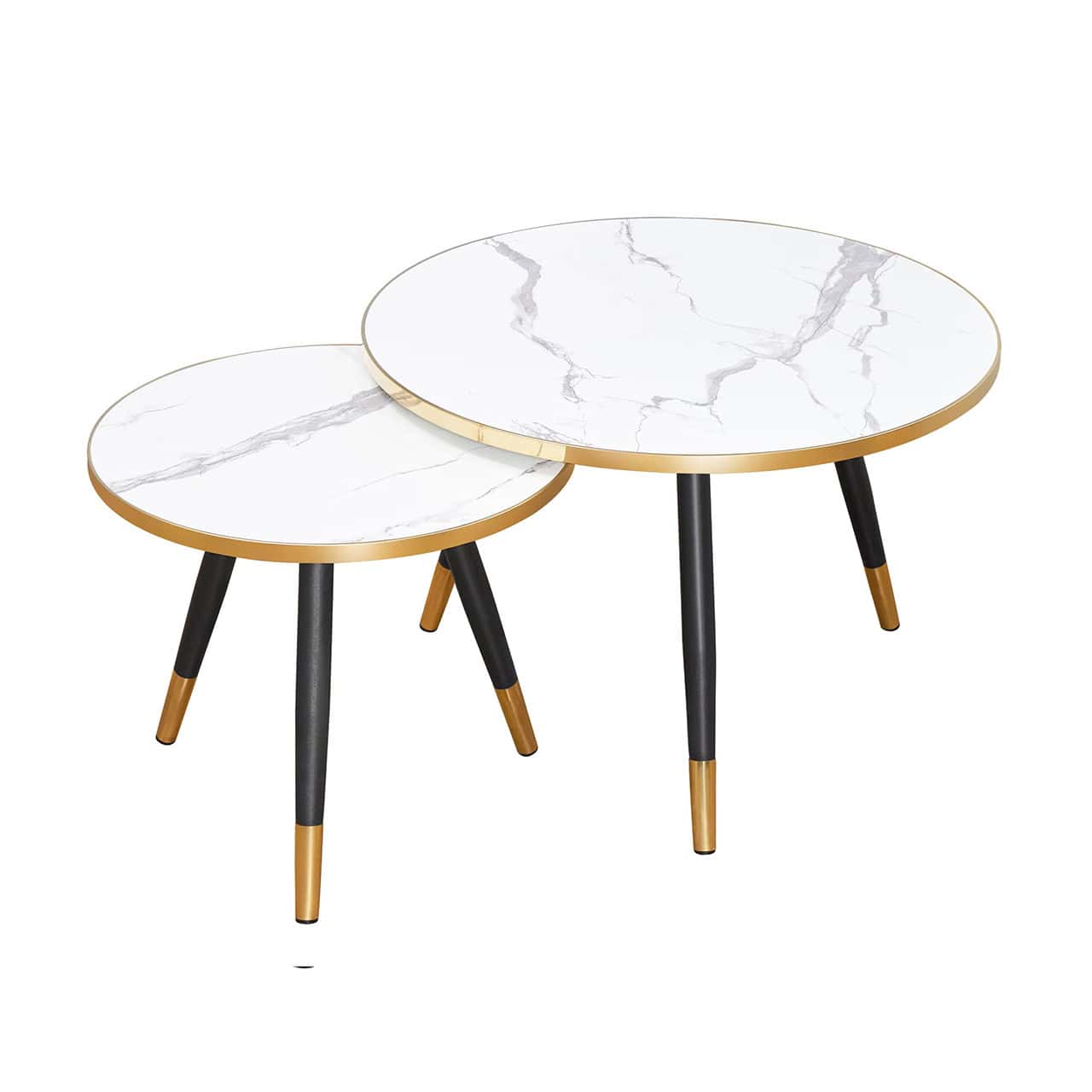 MWCT2P01B 2PC Round Coffee Table