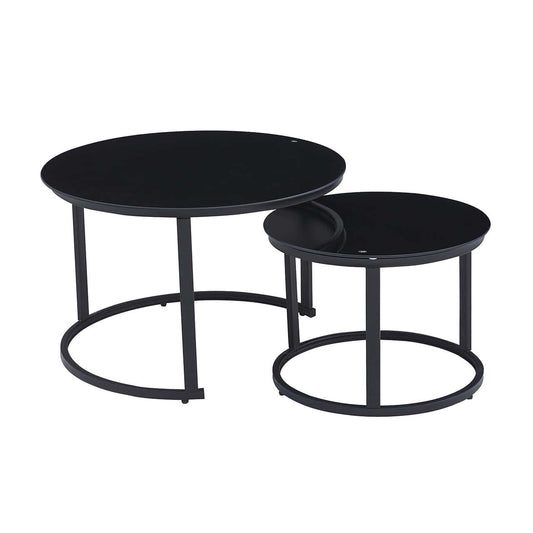 2-Piece Round Coffee Table Set MWCT2P04