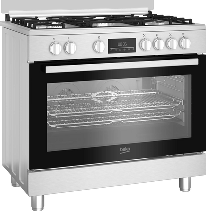 BEKO  90cm Range Gas Cooker BGTW11225EX