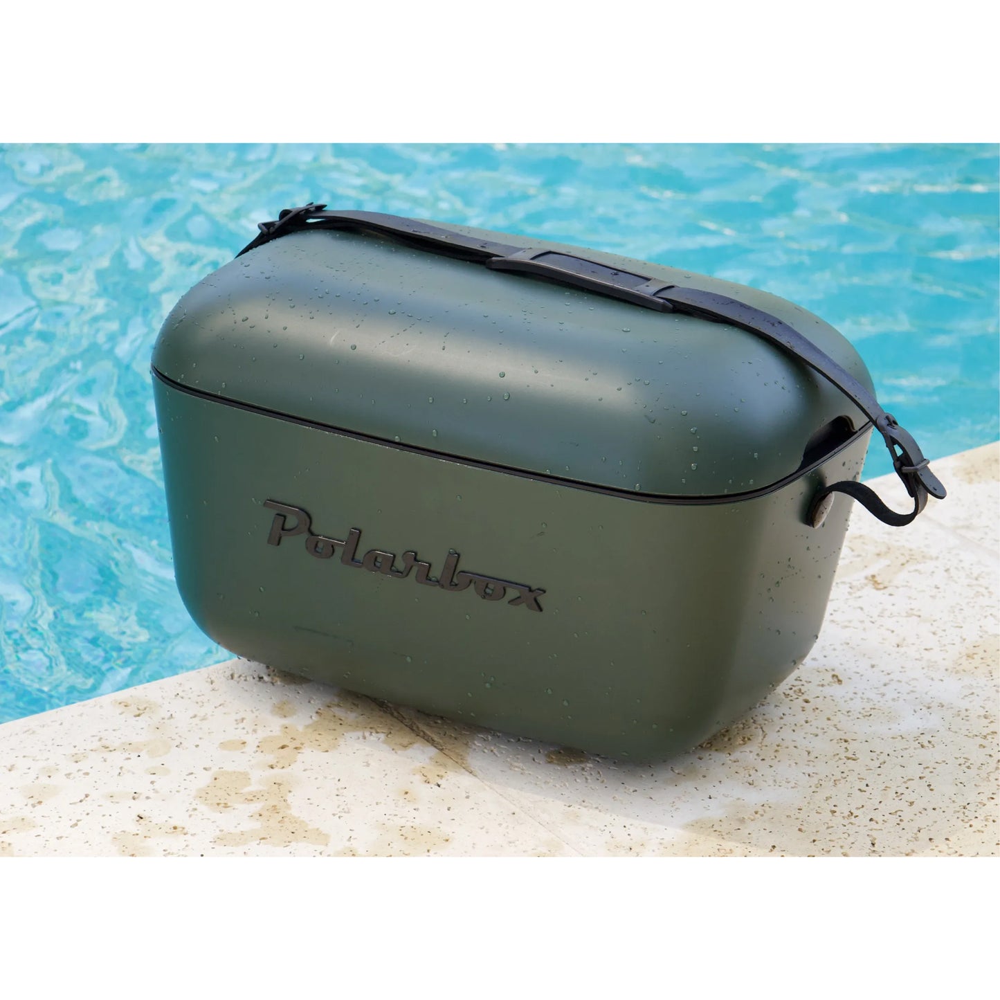 Retro 20L Polarbox Cooler - Green Forrest Black