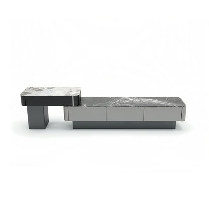 BF Royal Home Plasma Stand PS06 side profile with plinth base