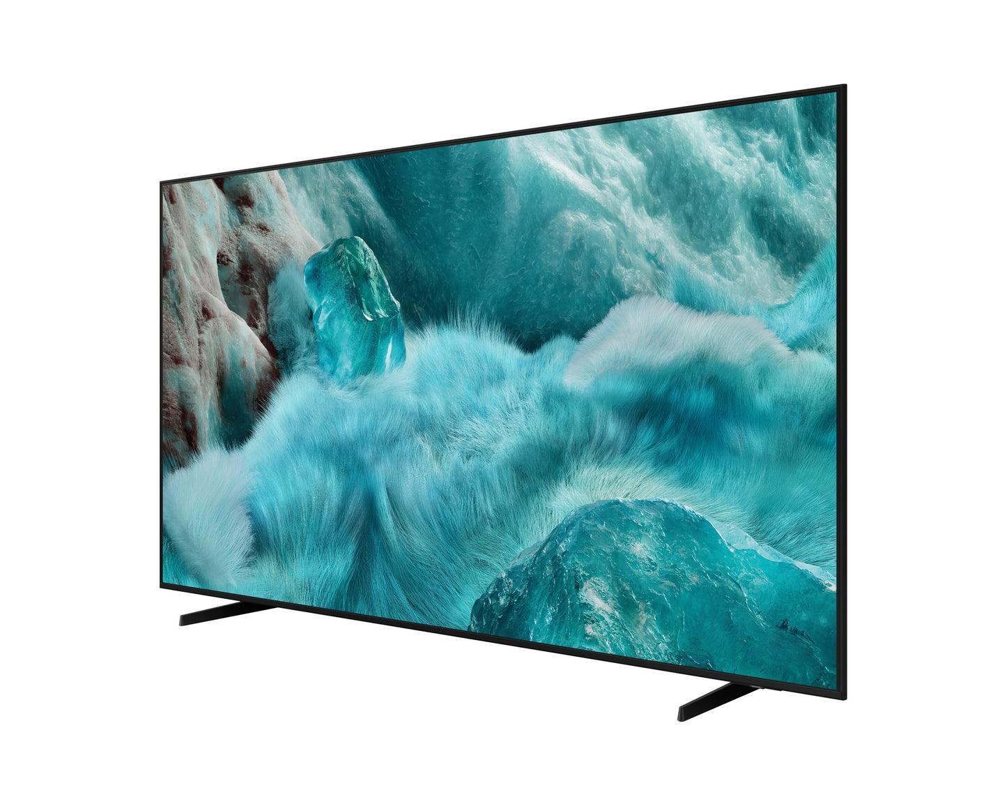Samsung 75 inch Q7F QLED TV angled view