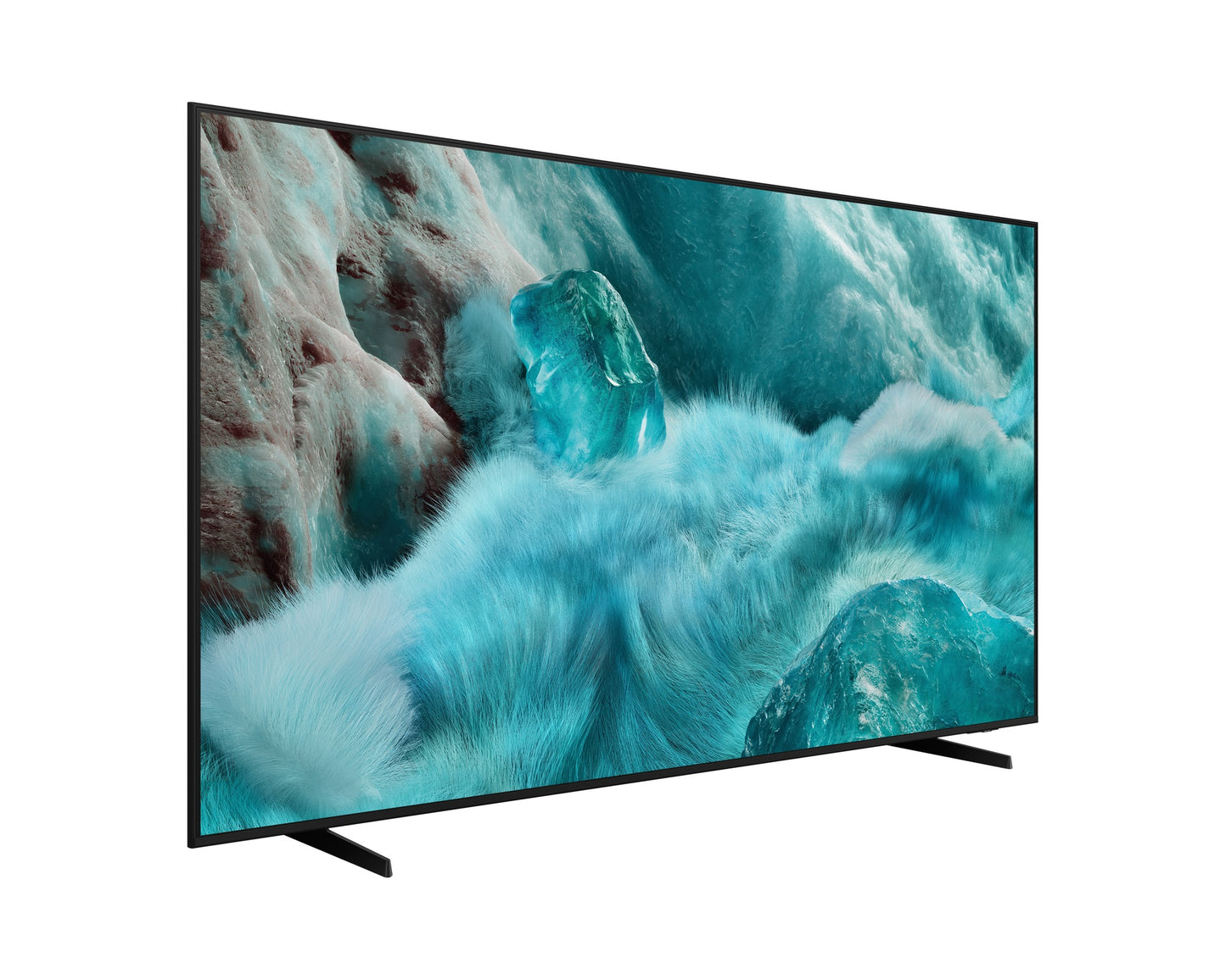 Samsung 75 inch Q7F QLED TV side angle