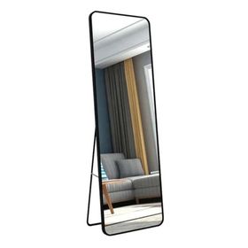 Freestanding Mirror Black