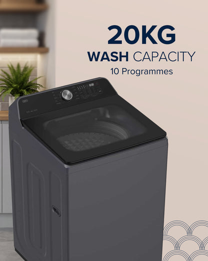 Defy DTL200 20Kg Top Loader Washing Machine Grey