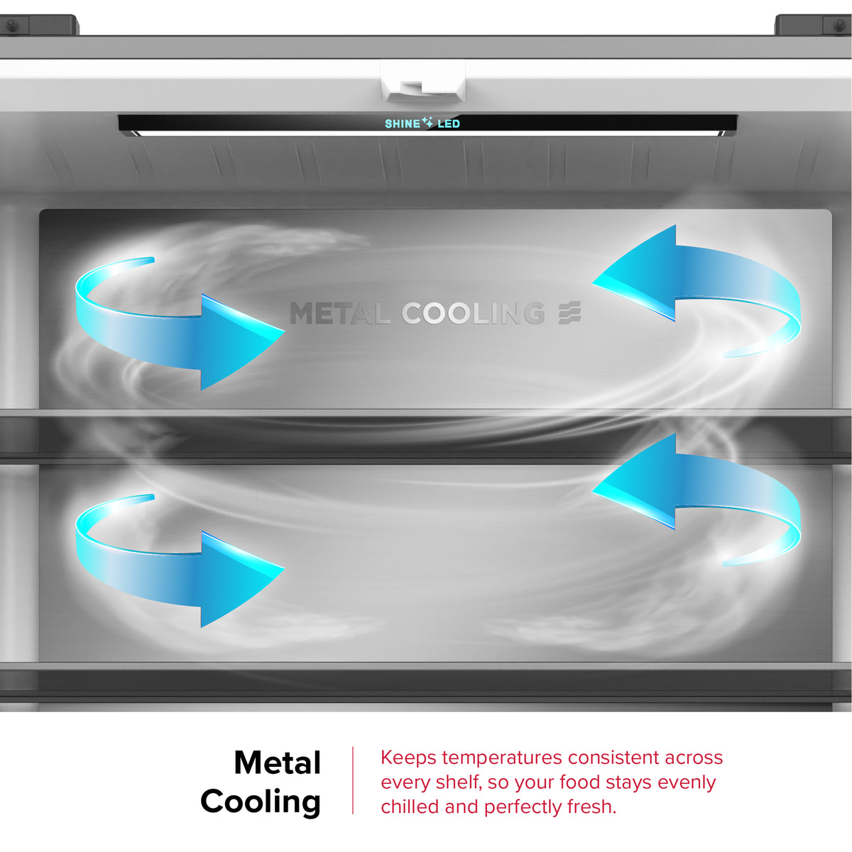 Defy 601L A++ DFF590 Multidoor Side-by-Side Fridge