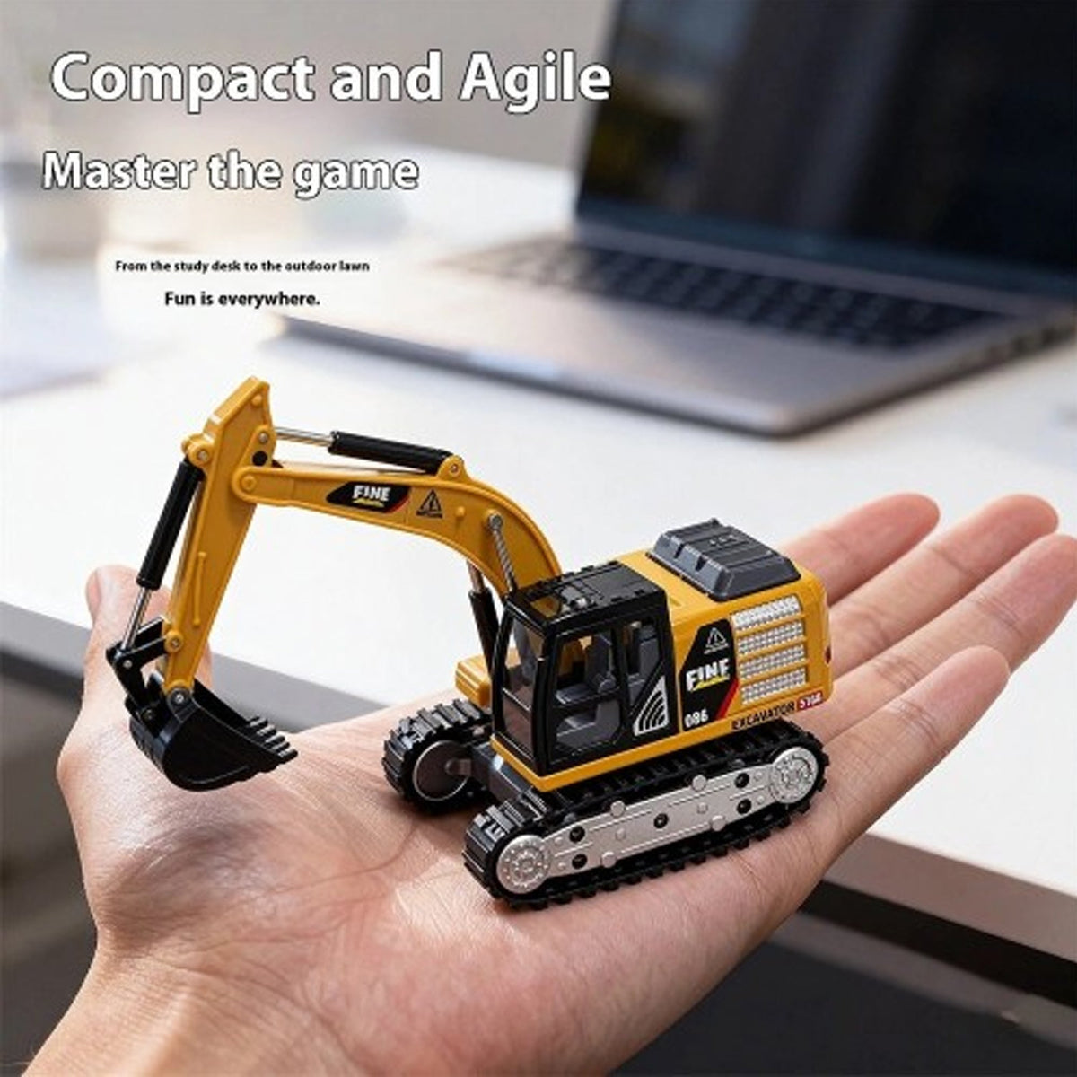 RC Mini Excavator Orange