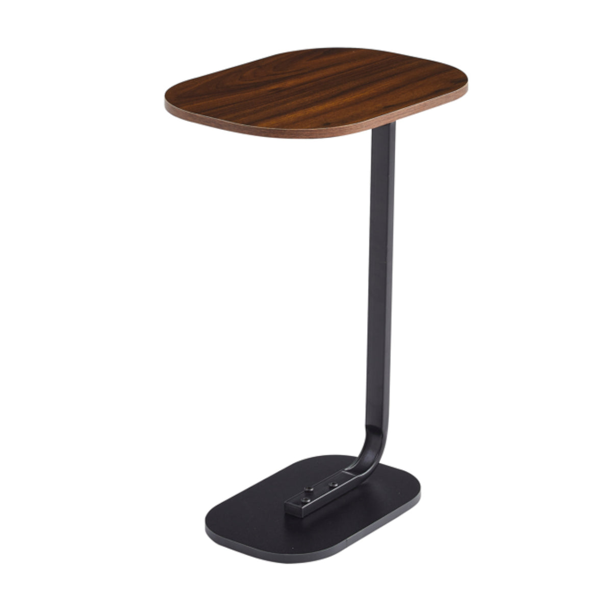 Side stand MWSS01 walnut top with black metal frame