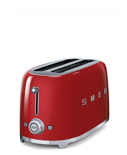 Smeg Retro 4 Slice Toaster - Red