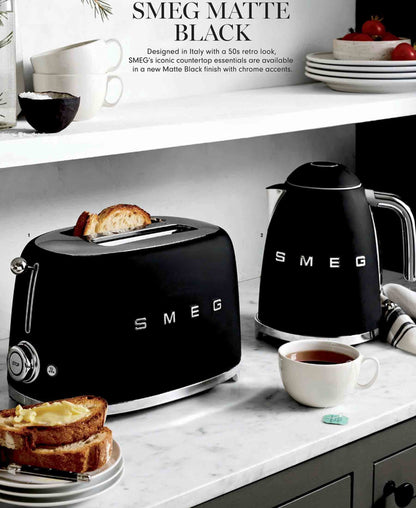 Smeg Retro Matte Combo - Matte Black