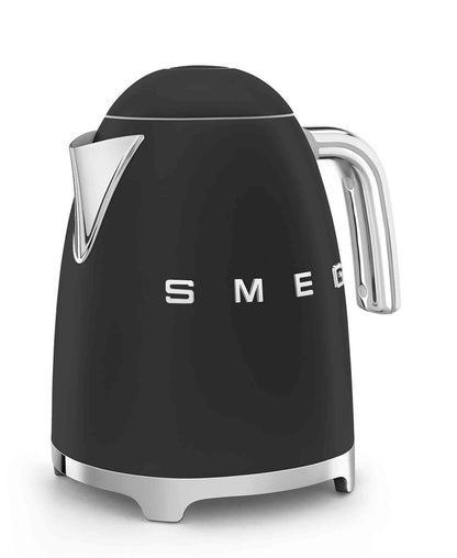 Smeg 1.7L Retro Cordless Kettle - Matte Black