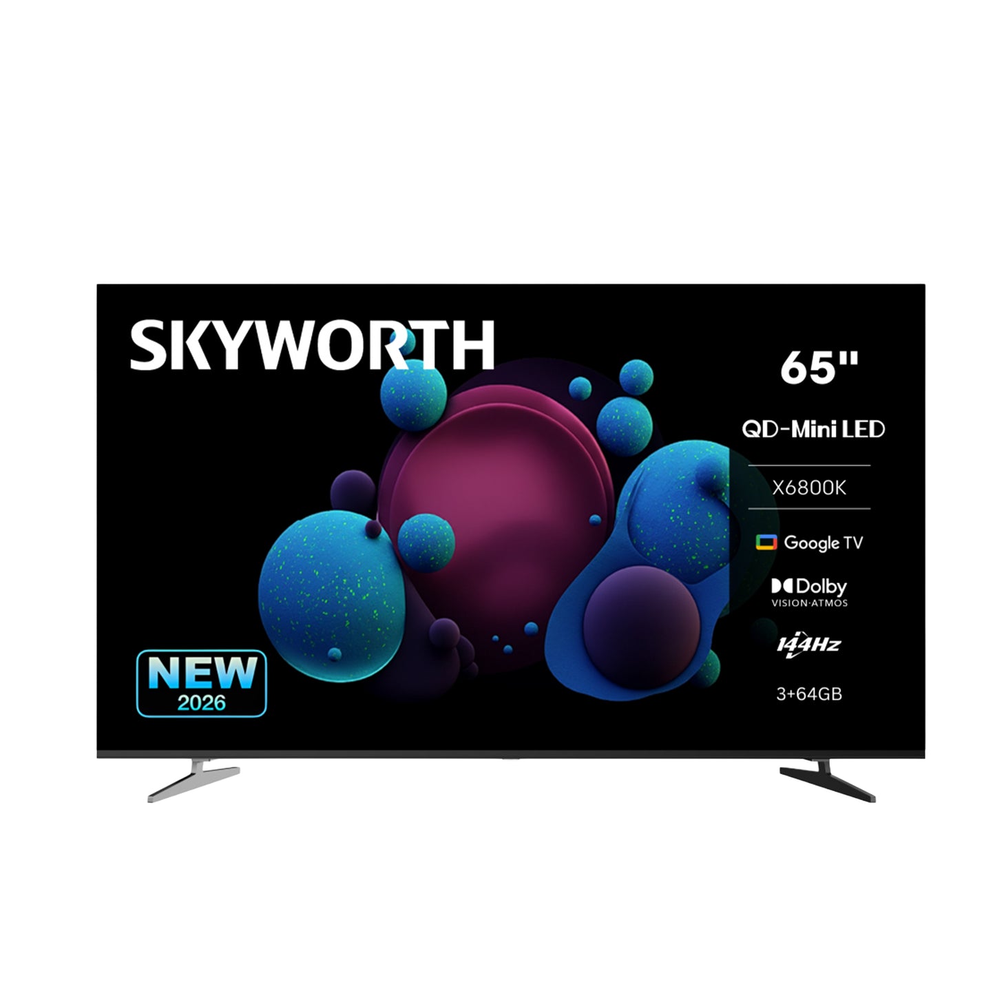 Skyworth QD Mini LED Google TV 65X6800K