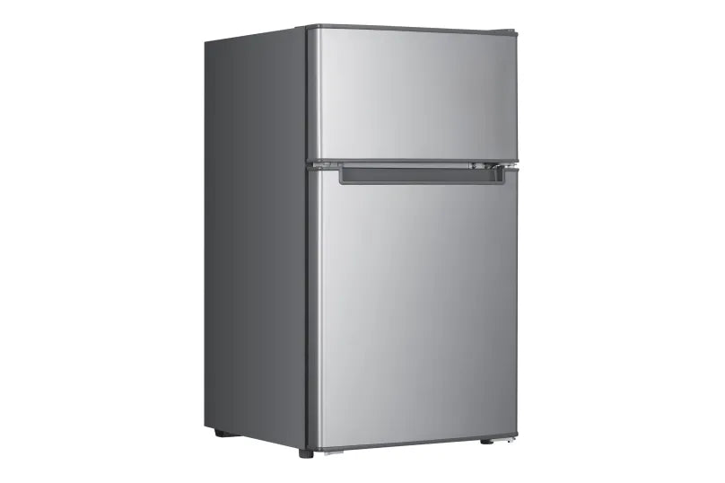 Univa 85Lt Bar Fridge Metallic UT115M - side view