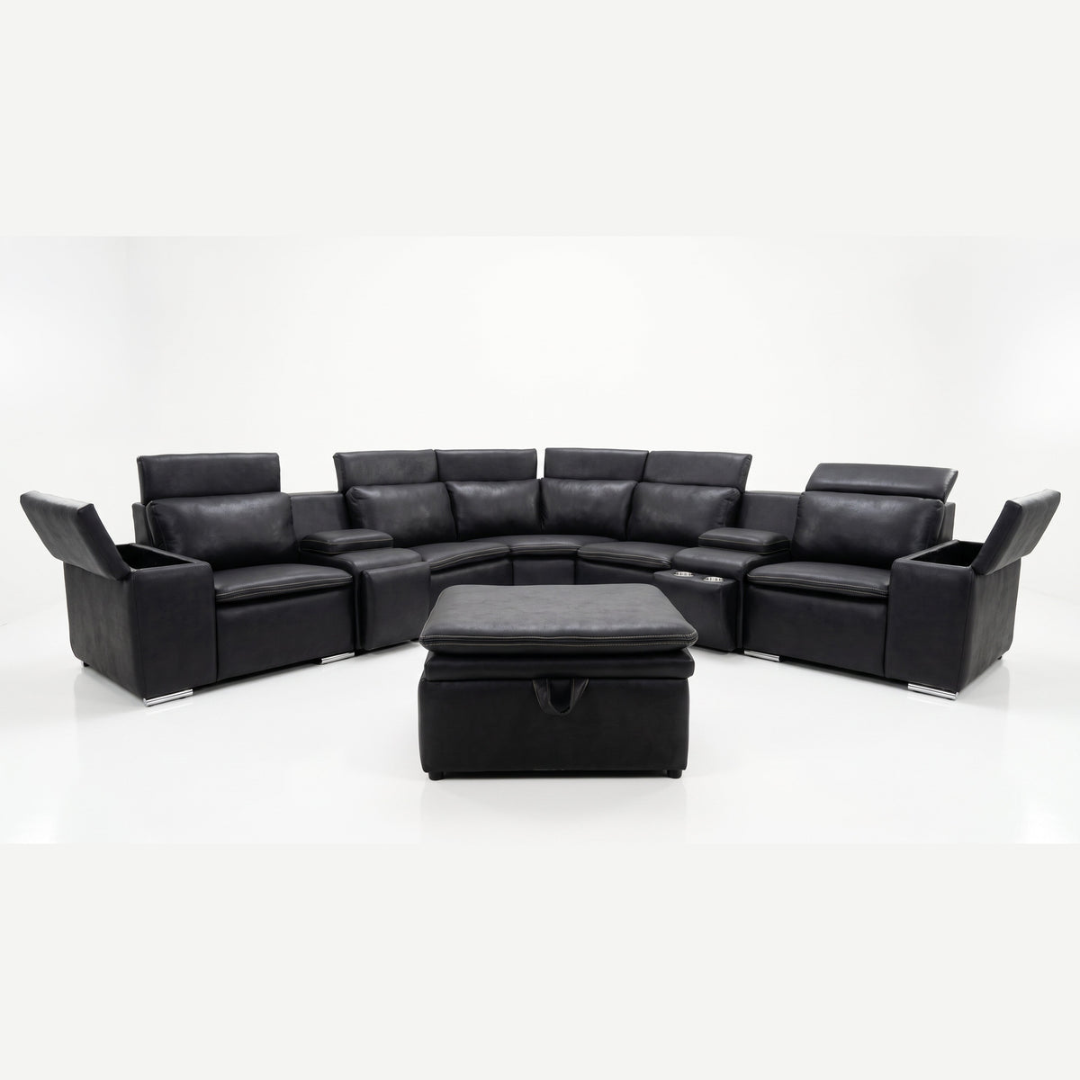 Venice 8 Piece Corner Lounge Suite with ottoman