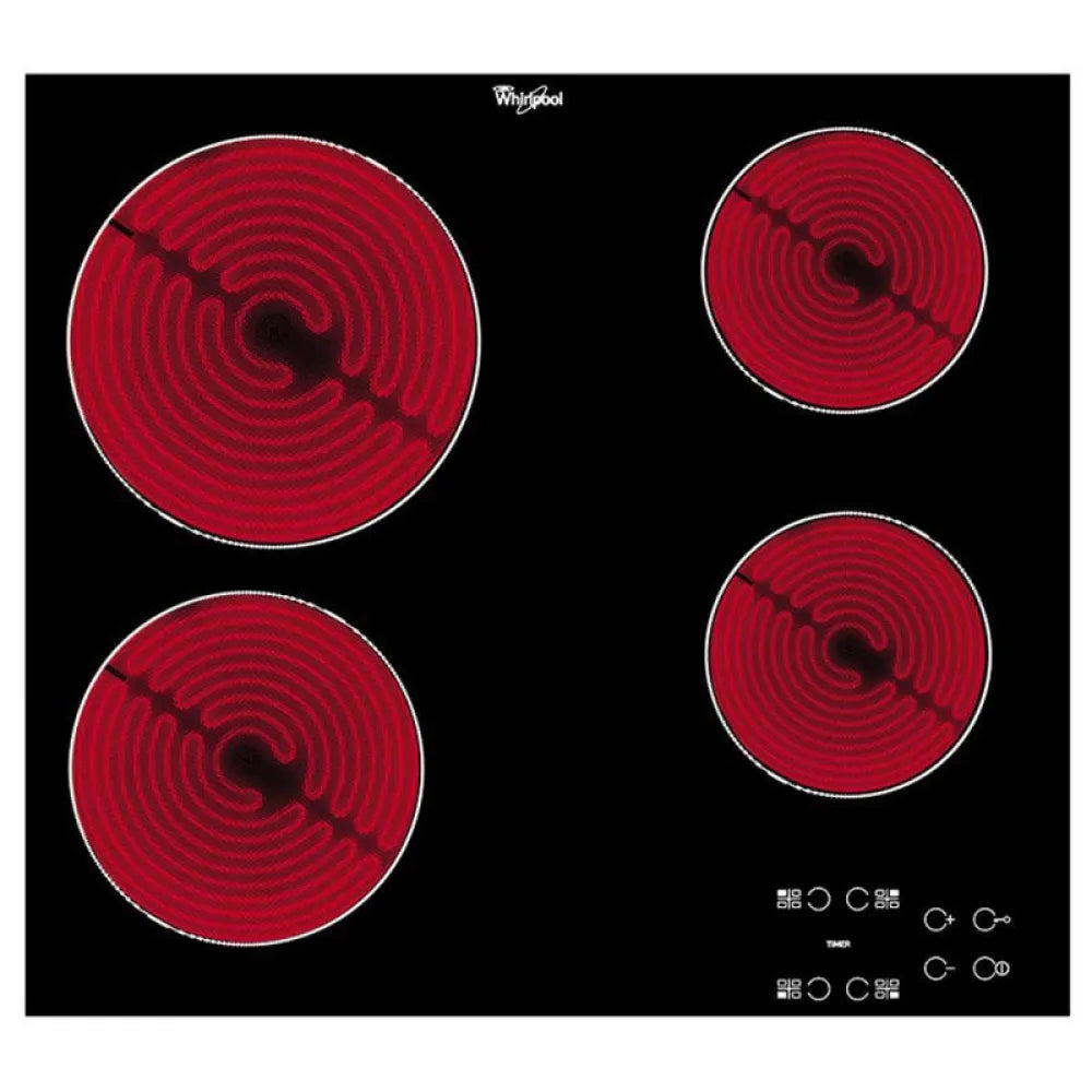 Whirlpool 60cm 4 Plate Electric Hob - AKT 8090 NE