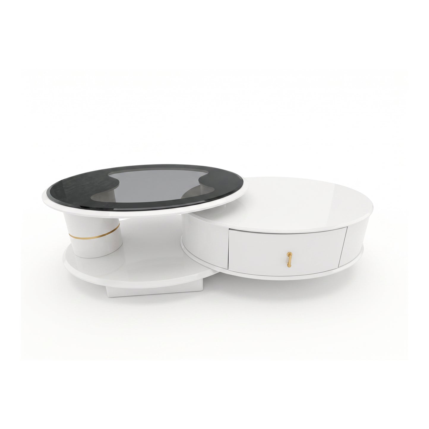 White coffee table