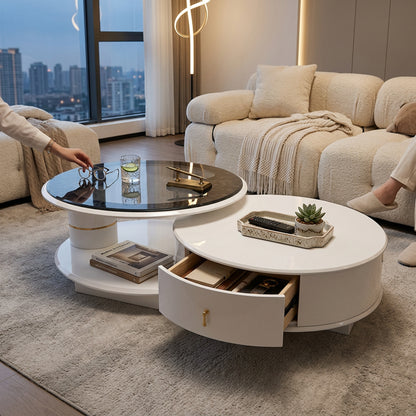 White coffee table