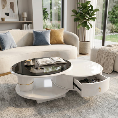 White coffee table