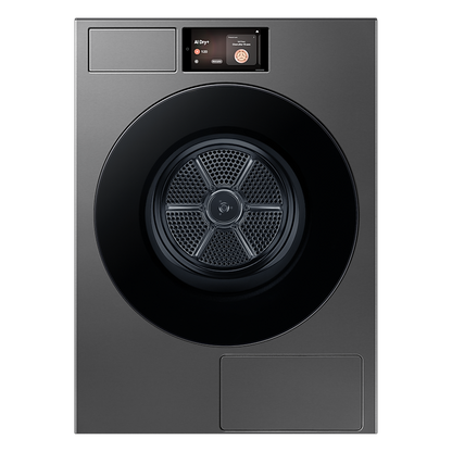 Samsung Bespoke AI 17kg Hybrid Heat Pump Dryer Dark Steel DV90F17CDSFA