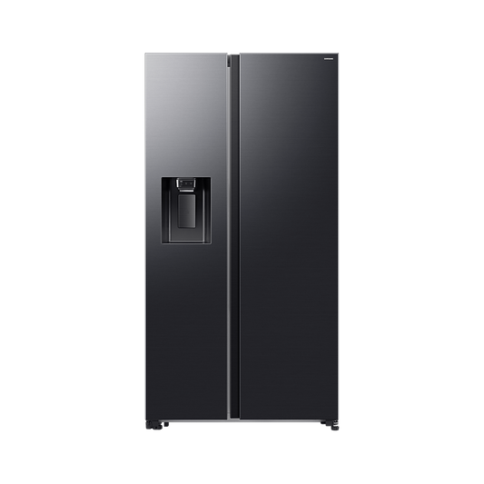 Samsung Bespoke AI 617L Side by Side Fridge Black RS70F65K2FFA - front