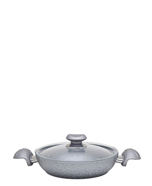 OMS Non-Stick 18cm Granite Egg FryPan - Grey