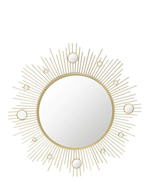 Orbit Round Mirror 60-65cm - Gold