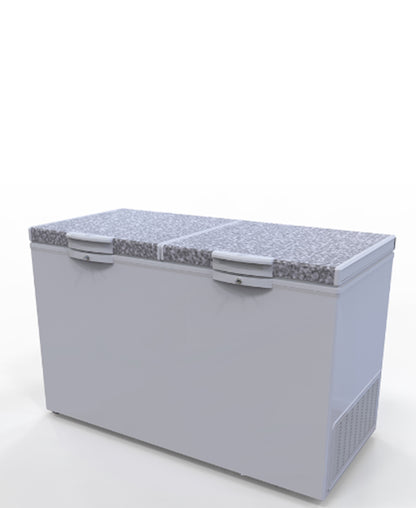 Defy Chest Freezer 386LT Double Lid - White