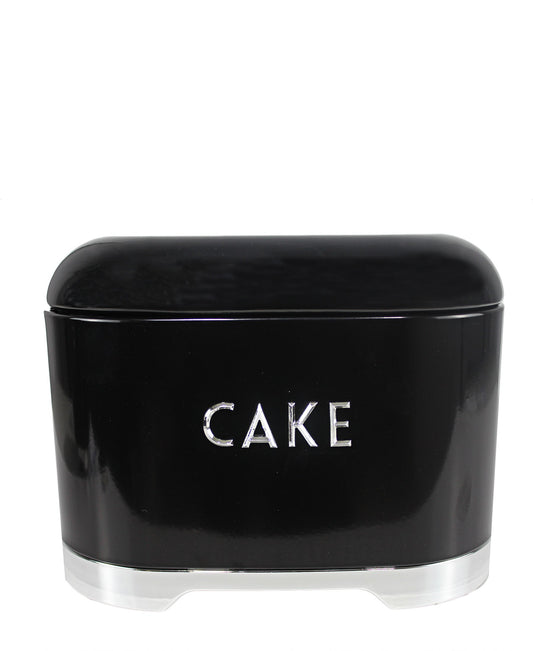 Retro Cake Tin - Black