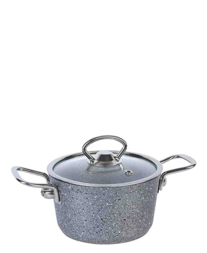 OMS Non Stick 12cm Deep Granite Casserole - Grey